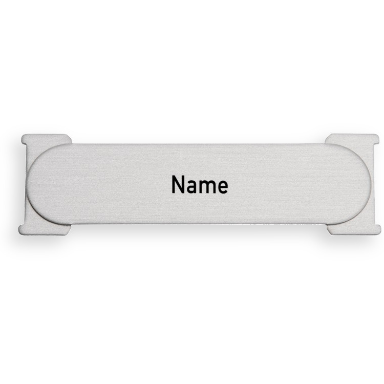 RSA1 ALU Namensschild mit Gravur