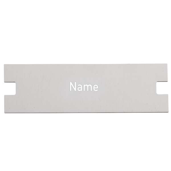 Namensschild-Einlage 74x23mm mit Gravur