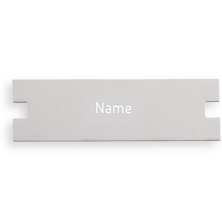 Namensschild-Einlage 74x23mm mit Gravur