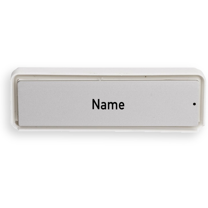 RSA2 ALU Namensschild (mit Gehäuse) mit Gravur