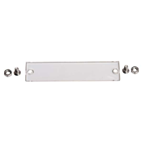 Namensschild 59x14,5mm zum Aufschrauben