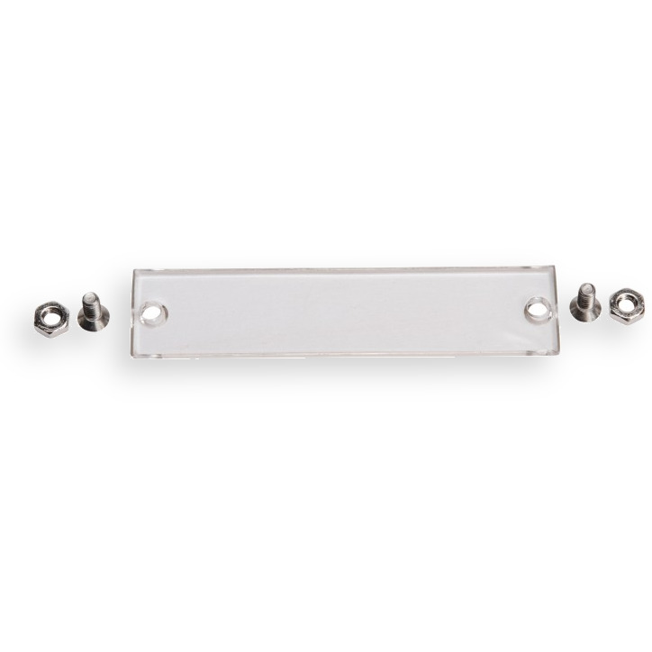 Namensschild 59x14,5mm zum Aufschrauben