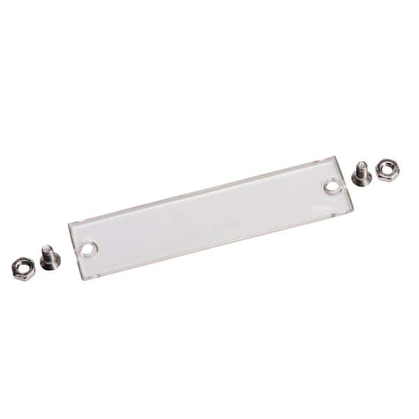 Namensschild 59x14,5mm zum Aufschrauben
