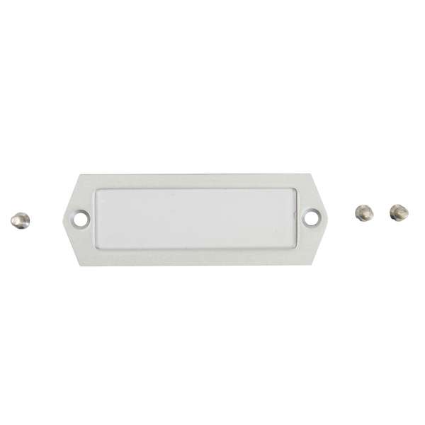 Namensschild 58x20mm ALU-Rahmen