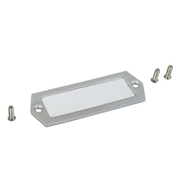 Namensschild 58x20mm ALU-Rahmen