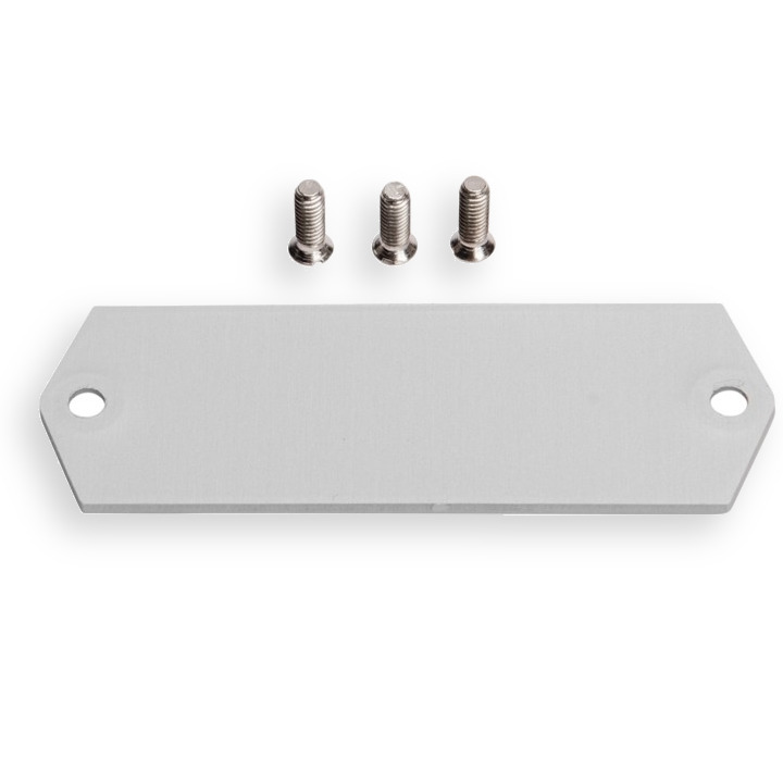 Namensschild 58x20mm ALU