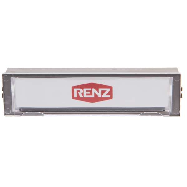 Namensschild NS09 Standard 75x19,5mm, Quarzgrau