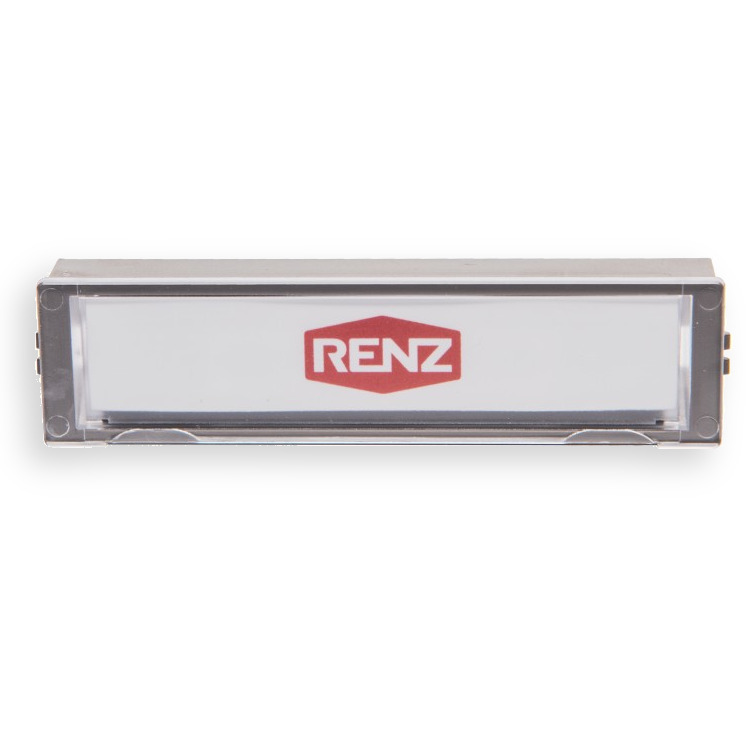 Namensschild NS09 Standard 75x19,5mm, Quarzgrau