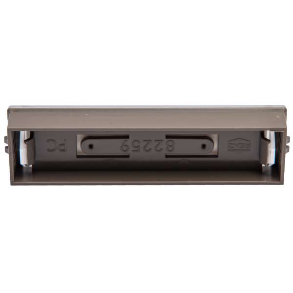 Namensschild NS09 Standard 75x19,5mm (50 Stück), Quarzgrau