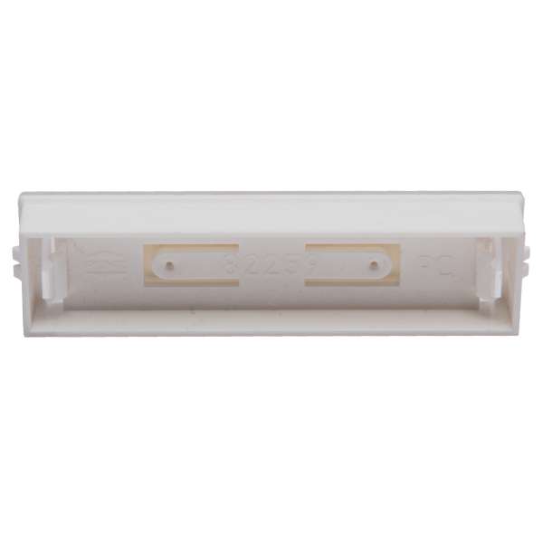 Namensschild NS09 Standard 75x19,5mm (50 Stück), Verkehrsweiß