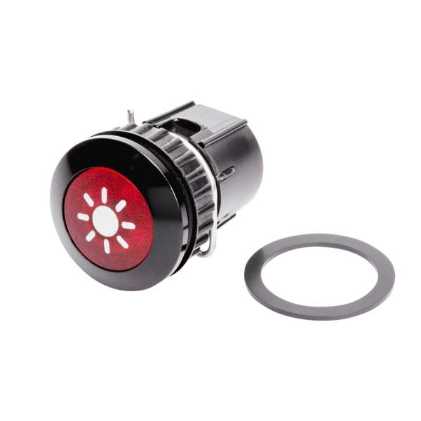 Lichtknopf Grothe schwarz