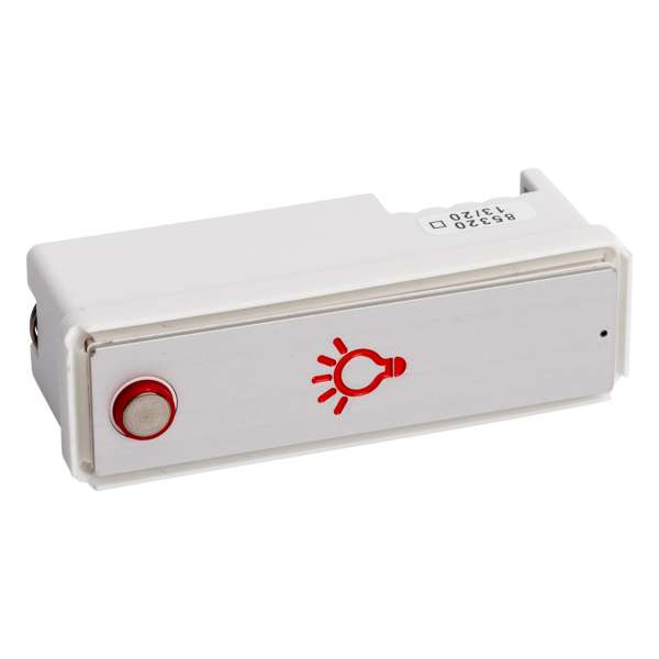 RSA2-kompakt ALU-Lichtschild mit Lichtknopf (mit Gehäuse)