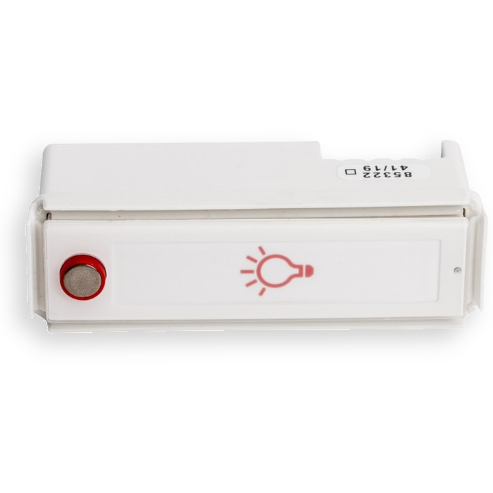 RSA2-kompakt Kunststoff-Lichtschild und Edelstahl-Lichtknopf (mit Gehäuse)