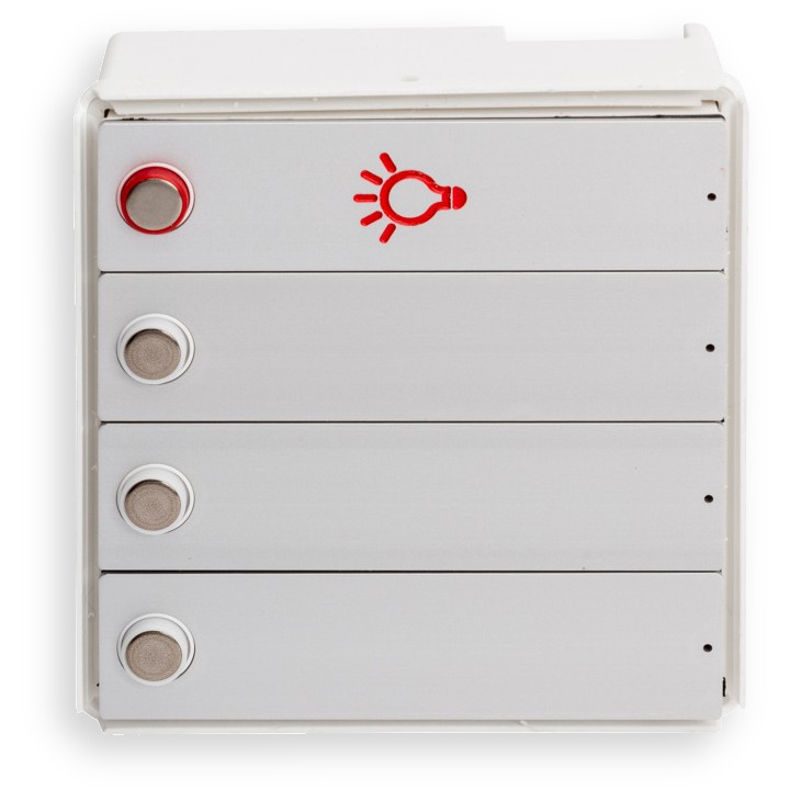 RSA2-kompakt ALU Block (3x Klingel/1xLicht)