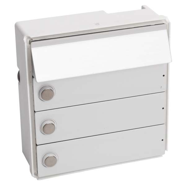 RSA2-kompakt ALU Block (3x Klingel/1xBeleuchtung)