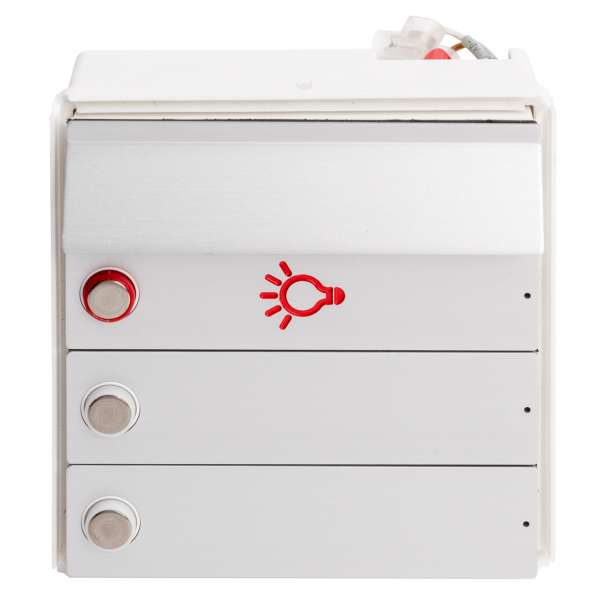 RSA2-kompakt ALU Block (2x Klingel/1xLicht/1xBeleuchtung)