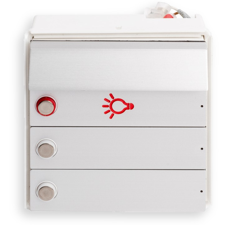 RSA2-kompakt ALU Block (2x Klingel/1xLicht/1xBeleuchtung)
