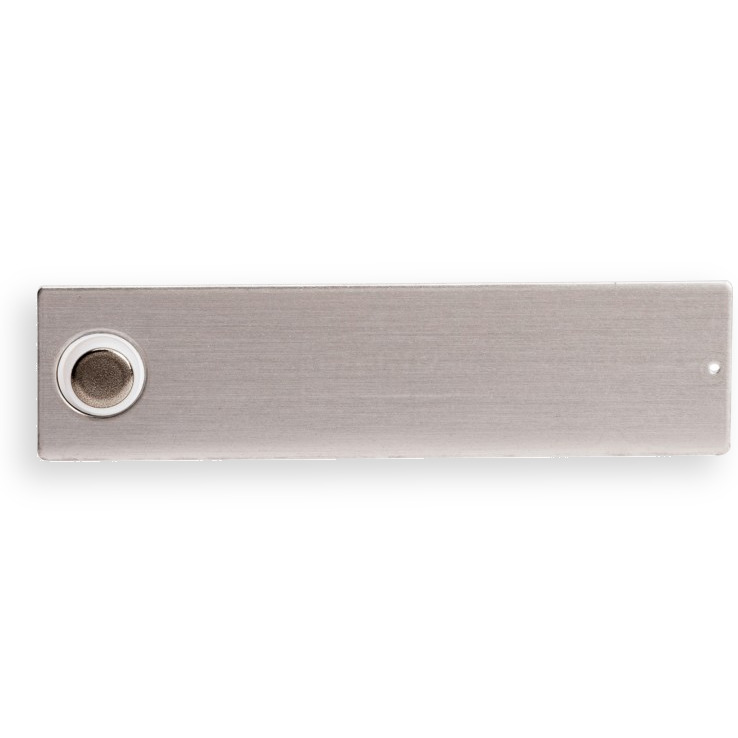 RSA2-kompakt Edelstahl-Namensschild mit Klingelknopf