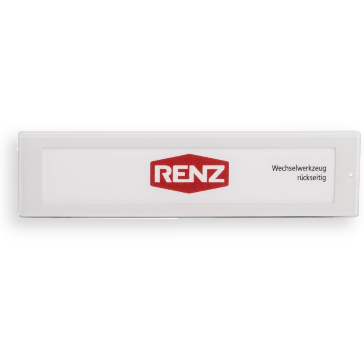 RSA2 Kunststoff Namensschild beleuchtet