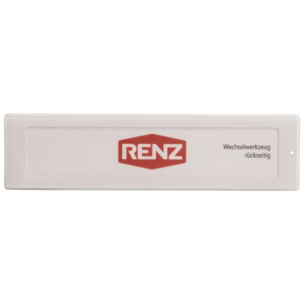 RSA2 Kunststoff Namensschild unbeleuchtet