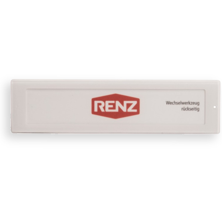 RSA2 Kunststoff Namensschild unbeleuchtet