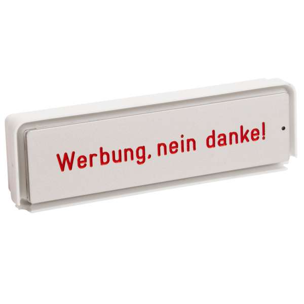RSA2 ALU Namensschild (mit Gehäuse) Werbung nein