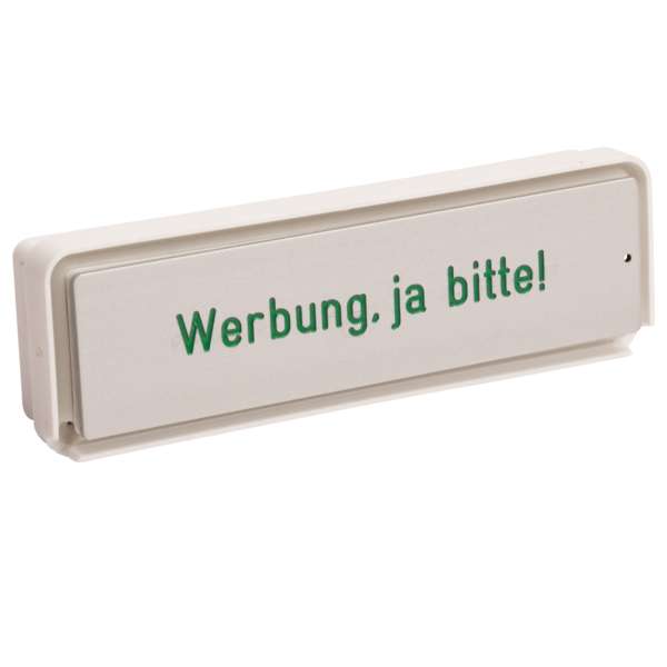 RSA2 ALU Namensschild (mit Gehäuse) Werbung ja