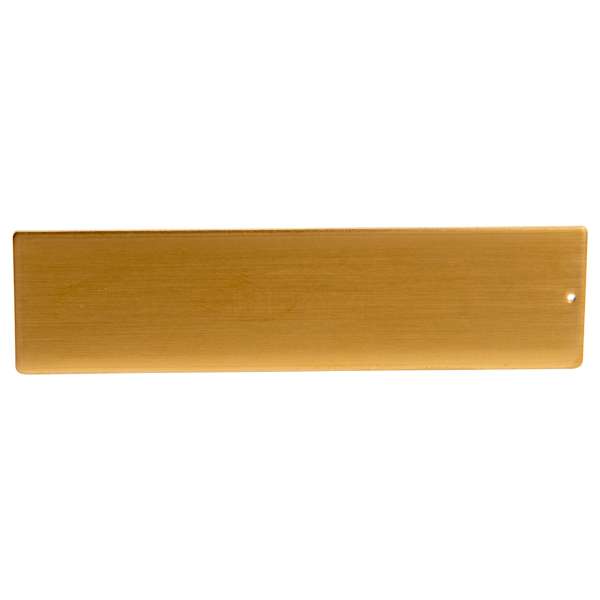RSA2 Edelstahl Namensschild PVD-beschichtet