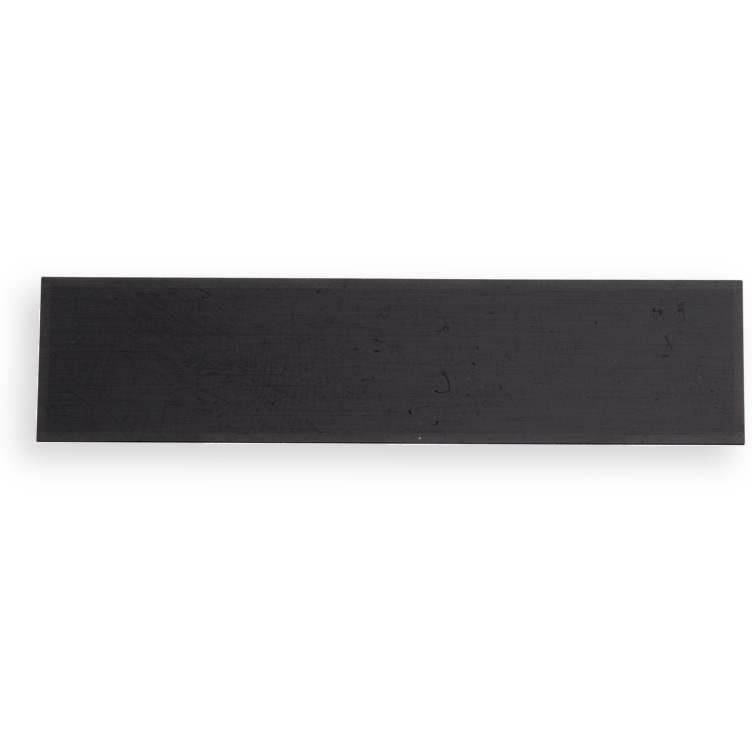 Kunststoff Namensschild-Einlage für Module ohne Gravur, Weiße Schrift / Schwarzer Hintergrund