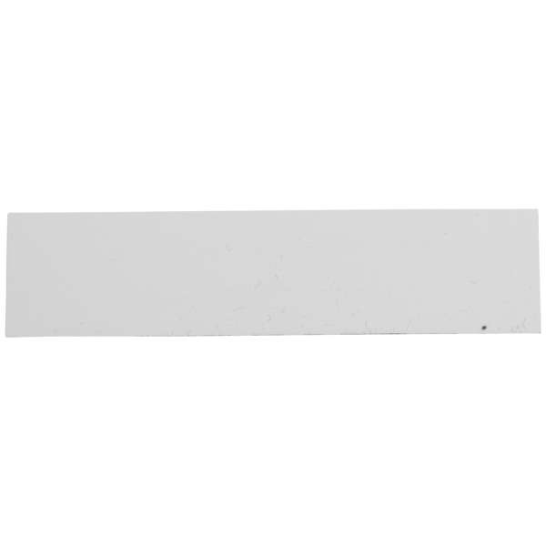 Namensschild-Einlage für Module ohne Gravur, weiße Schrift / grauer Hintergrund