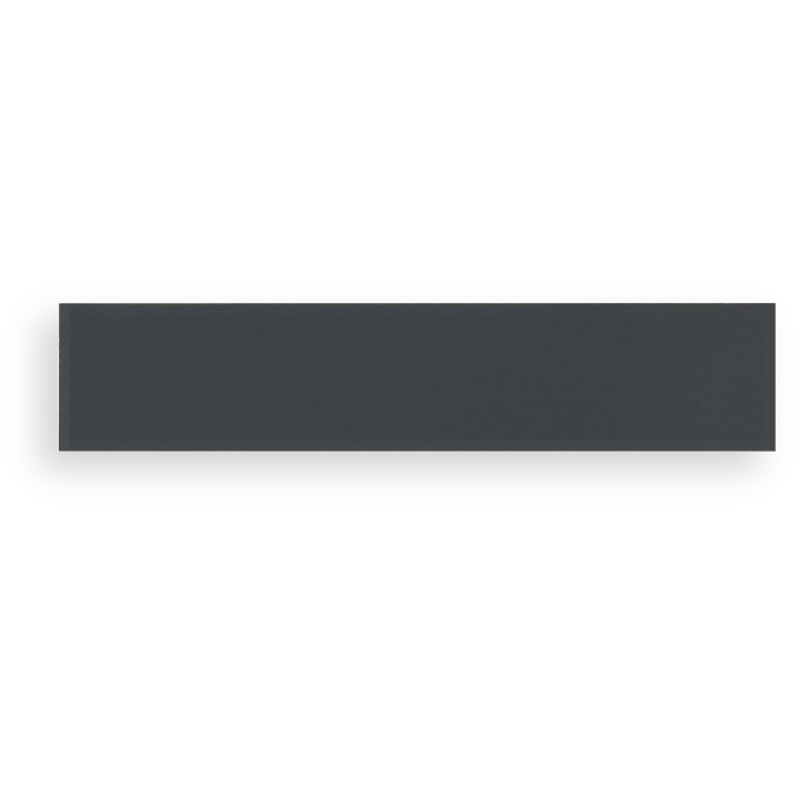 Kunststoff Namensschild-Einlage für Module ohne Gravur, Schwarze Schrift / Weißer Hintergrund