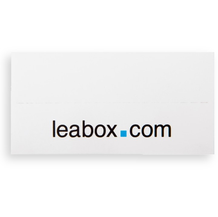 Leabox Namensschildeinlage 60x15mm