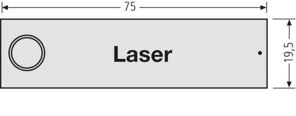 RSA2-kompakt Edelstahl-Namensschild mit Klingelknopf mit Laserbeschriftung