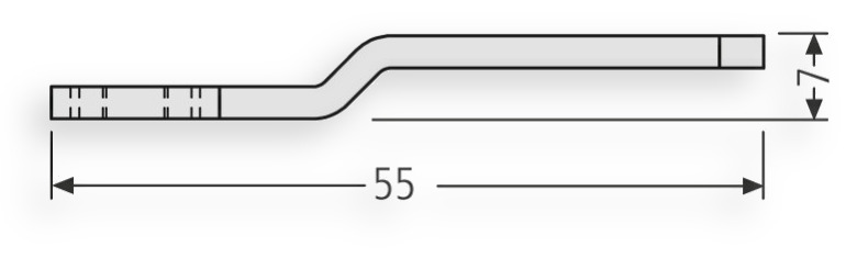 Riegel ER 3-Punkt-Verriegelung schw. BR