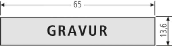 Namensschildeinlage RSA2 und NS09 