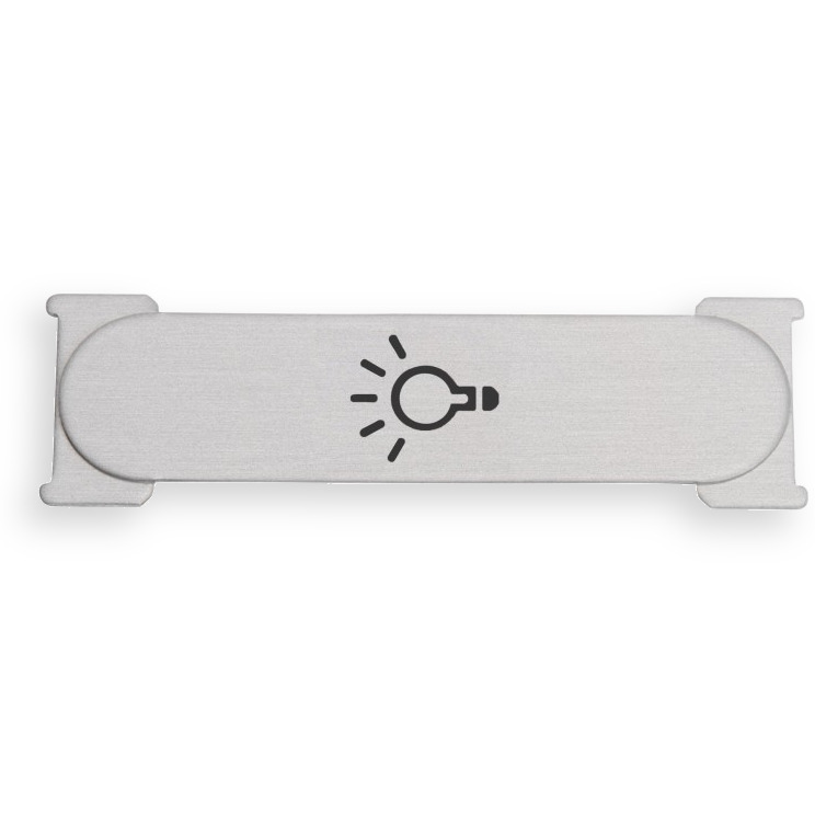 RSA1 ALU Lichtschild mit Laserbeschriftung