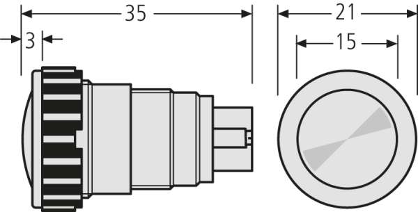 RSA1 Edelstahl Klingelknopf