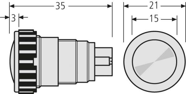 RSA1 ALU Klingelknopf