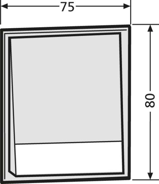 Klingelmodul (1xKlingel), Verkehrsweiß