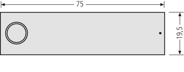 RSA2-kompakt Edelstahl-Namensschild mit Klingelknopf