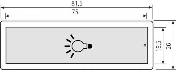 RSA2 ALU Lichtschild (mit Gehäuse) 