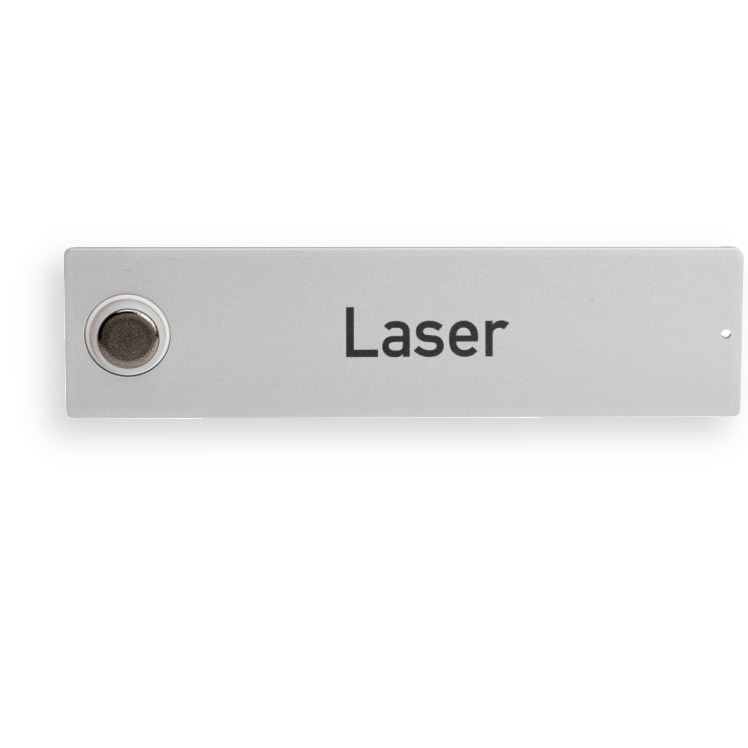 RSA2-kompakt ALU-Namensschild mit Klingelknopf mit Laserbeschriftung