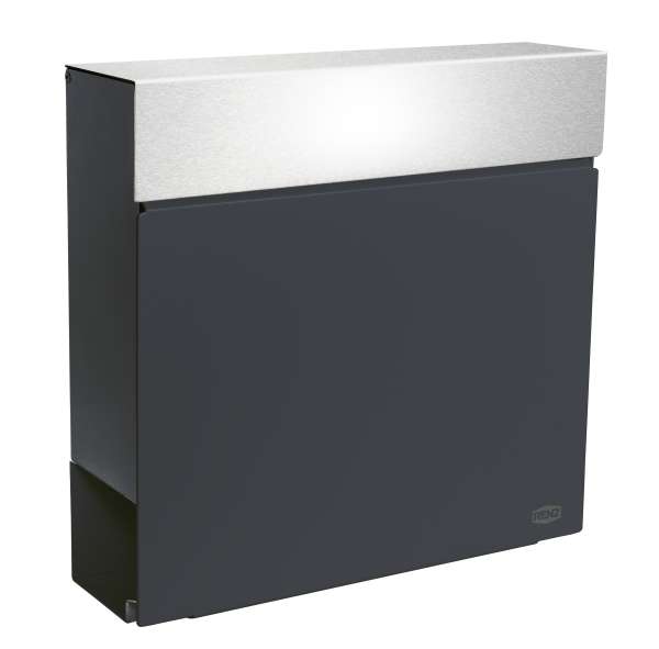RENZ Skyline Briefkasten Cloud mit Zeitungsfach Anthrazitgrau