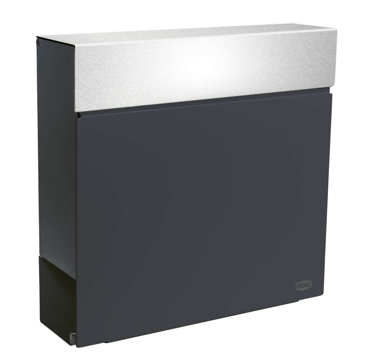 RENZ Briefkasten Cloud mit Zeitungsfach Anthrazitgrau