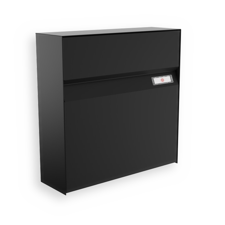 RENZ Briefkasten Erwin Tiefschwarz mit NS92 Namensschild