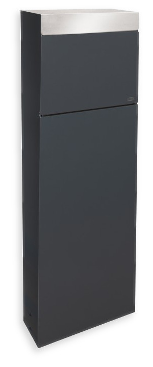 RENZ Skyline Briefkasten Stele Liberty Anthrazitgrau