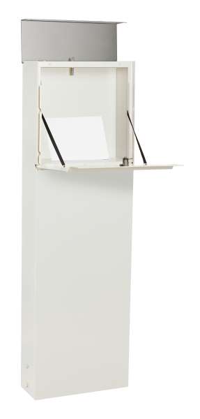 RENZ Skyline Briefkasten Stele Liberty Verkehrsweiß