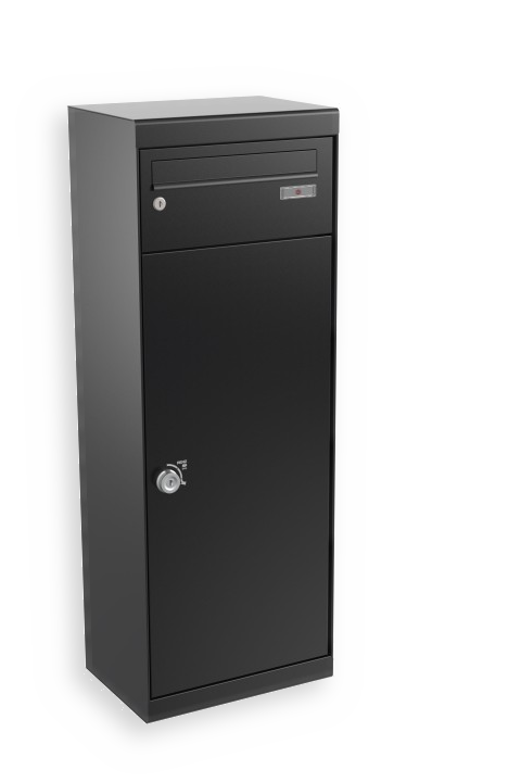 RENZ QUBO L (gerades Dach), Tiefschwarz