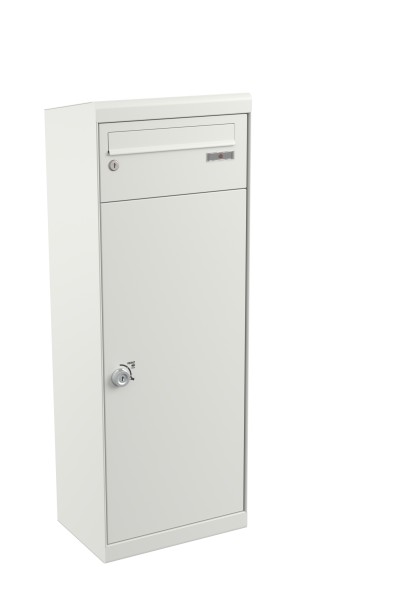 RENZ QUBO L (schräges Dach), Verkehrsweiß