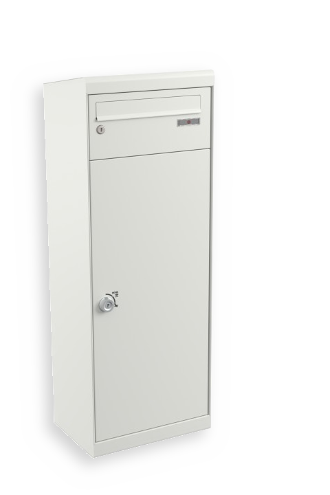 RENZ QUBO L (schräges Dach), Verkehrsweiß